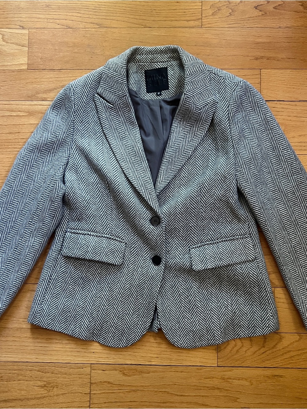 Classic Herringbone Academia Preppy Blazer